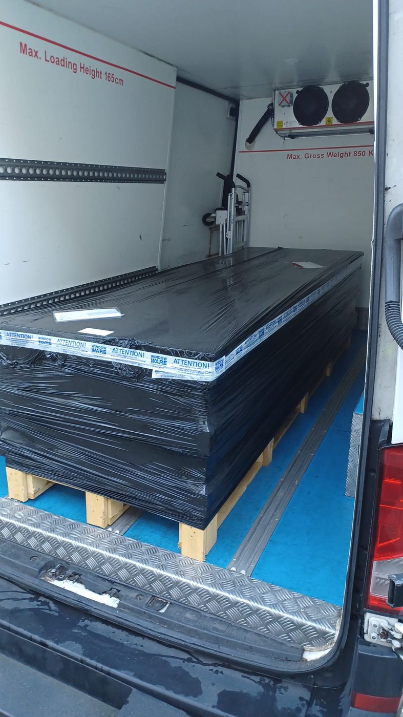 Air cargo prepared for export at the Excess Luggage warehouse