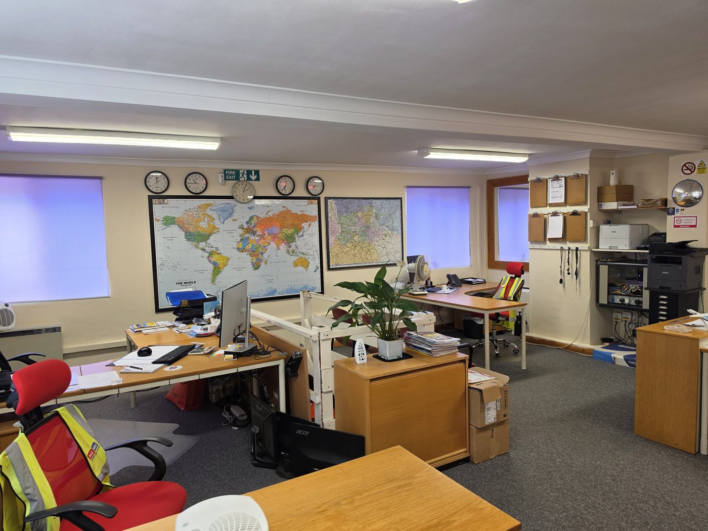 The Excess Luggage team at work in the office